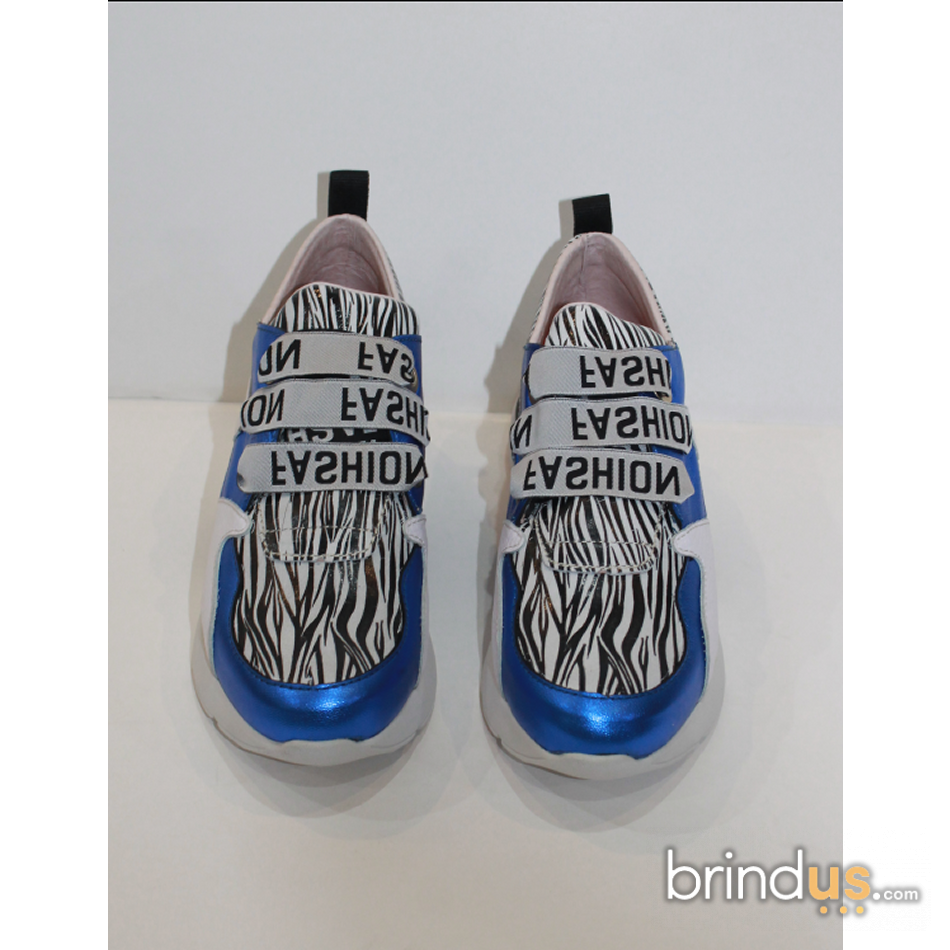 Sneakers Amarillo y Azul 