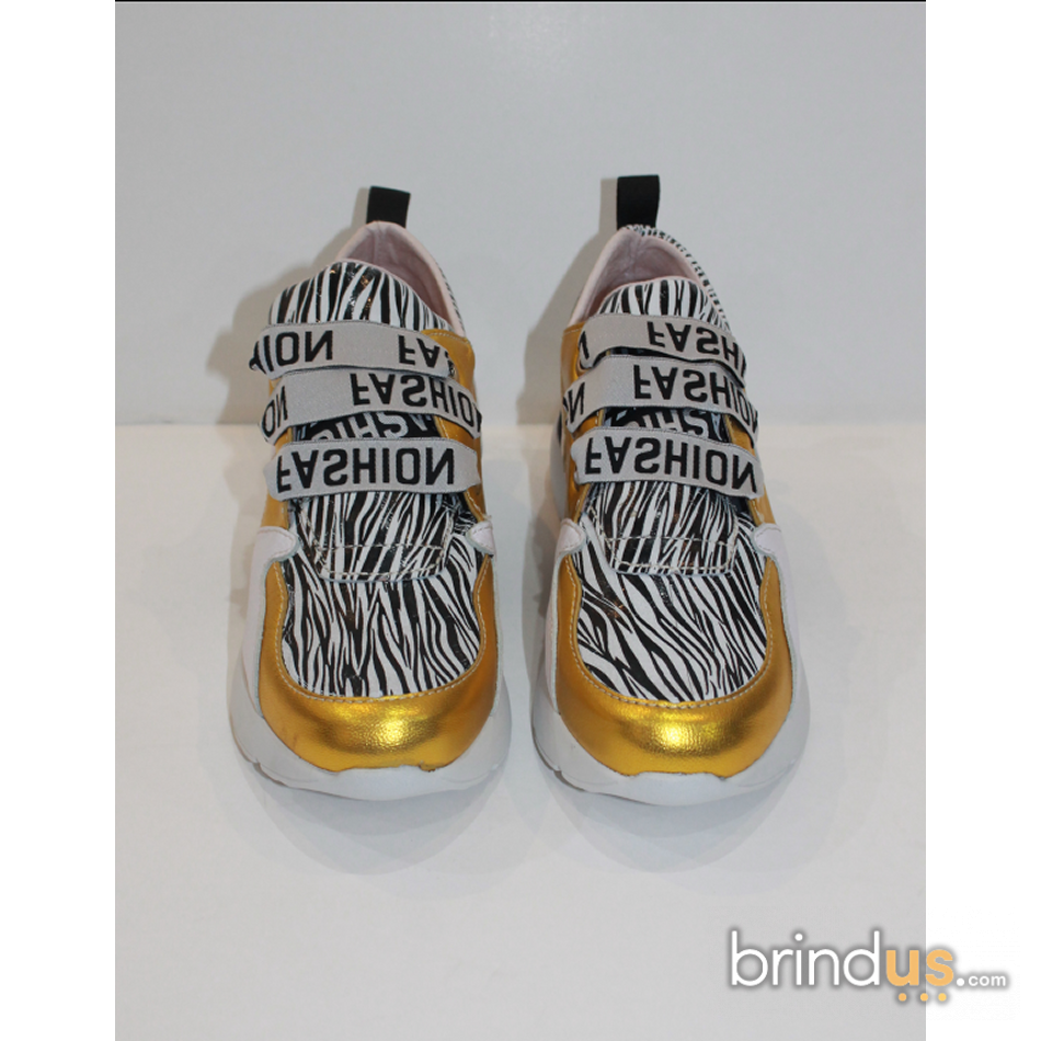 Sneakers Amarillo y Azul 