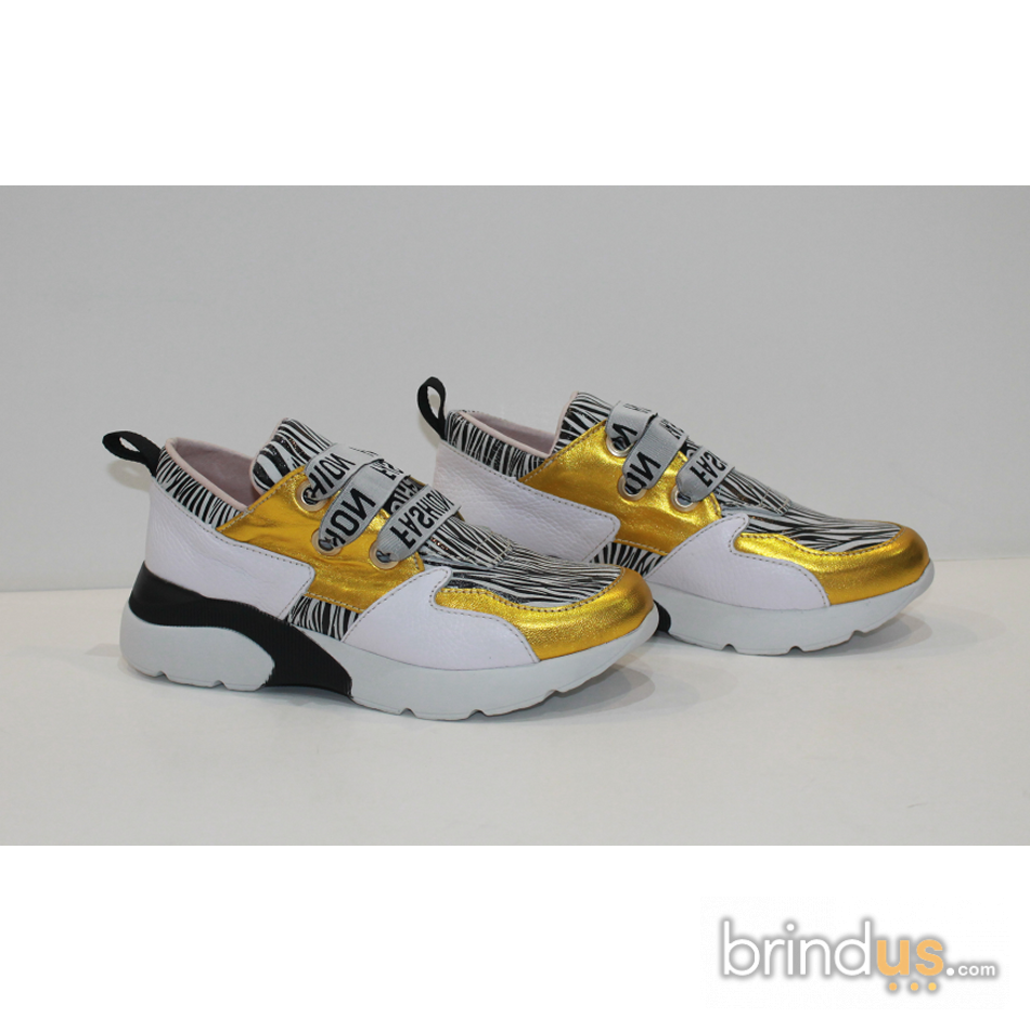 Sneakers Amarillo y Azul 