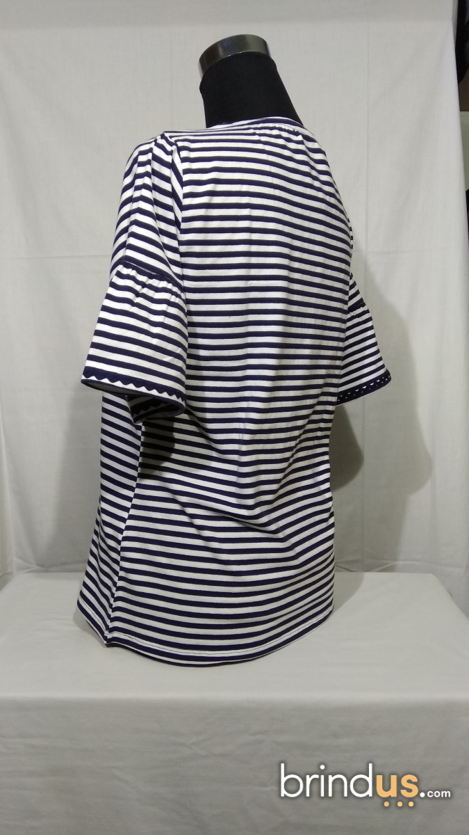 camiseta de rayas marineras