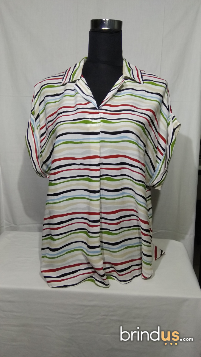 blusa de rayas