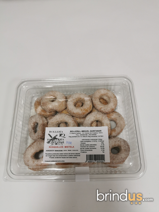 Caja de rosquillos de mistela 