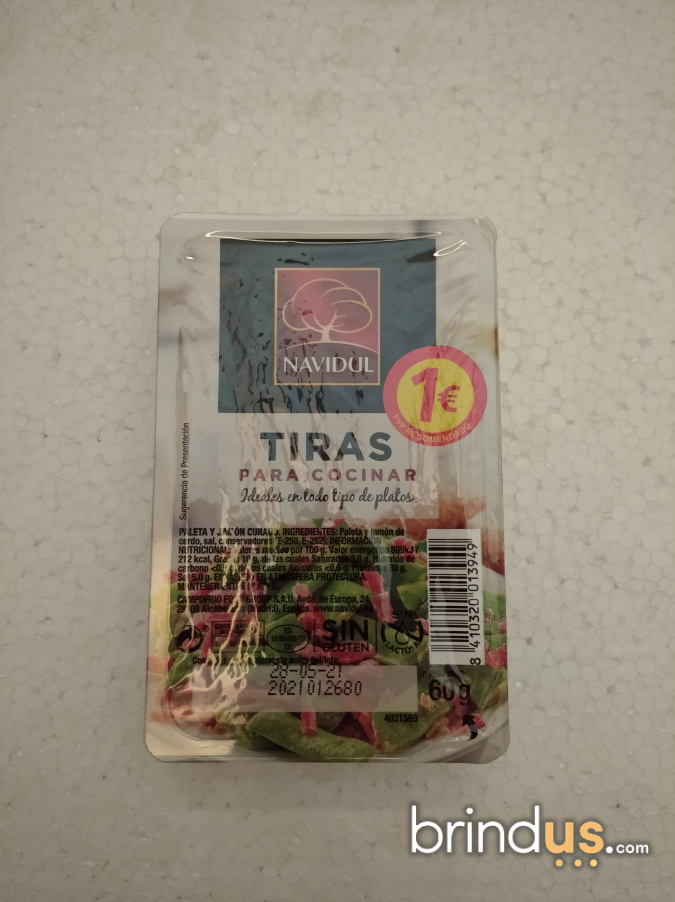 Tiras de Jamón Navidul 