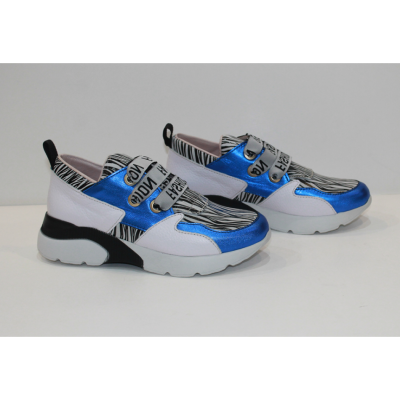 Sneakers Amarillo y Azul 